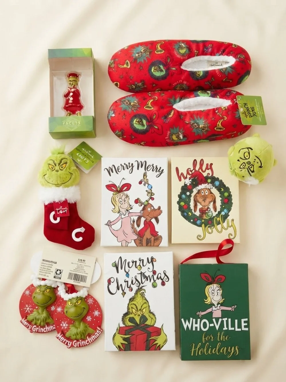 Holiday Red Decorative Gift Box Set
